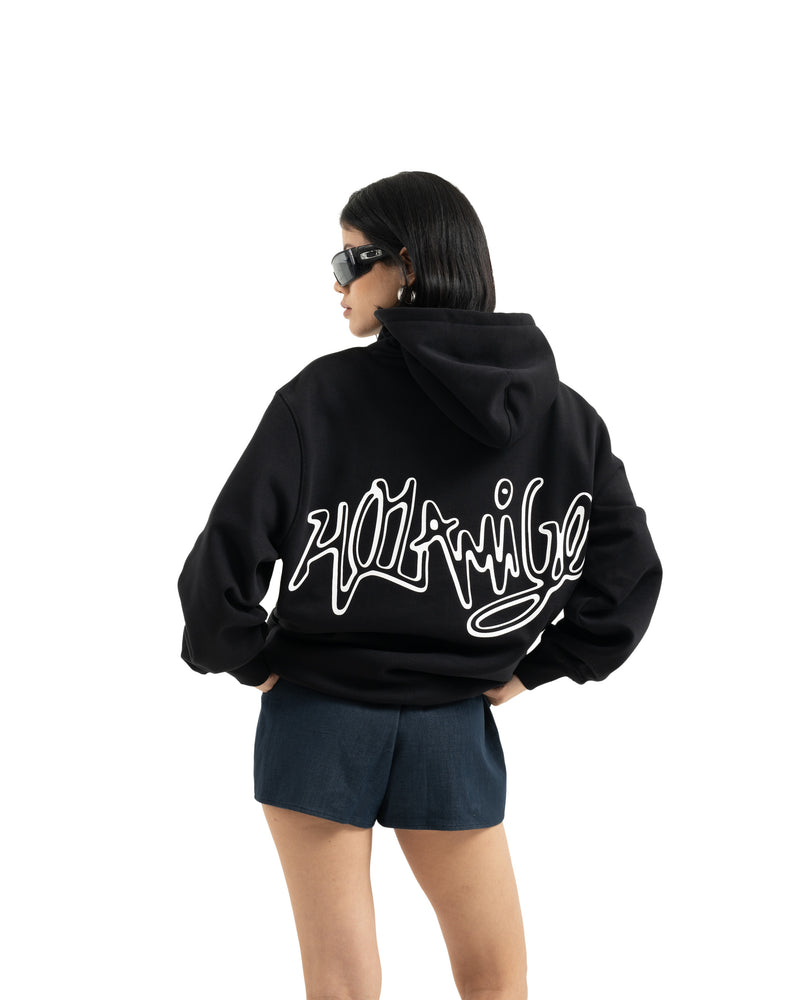 Hola Amigo Unisex Hoodie (Black)