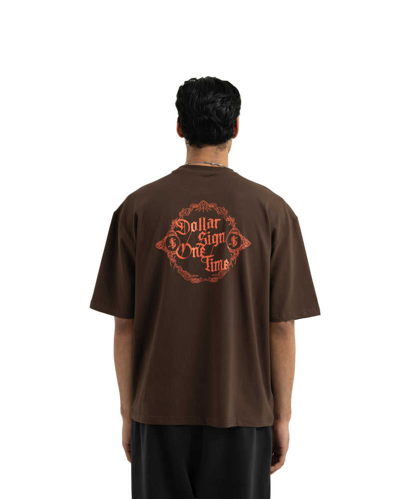 Dollar $ign One Time Unisex T-Shirt (Brown)